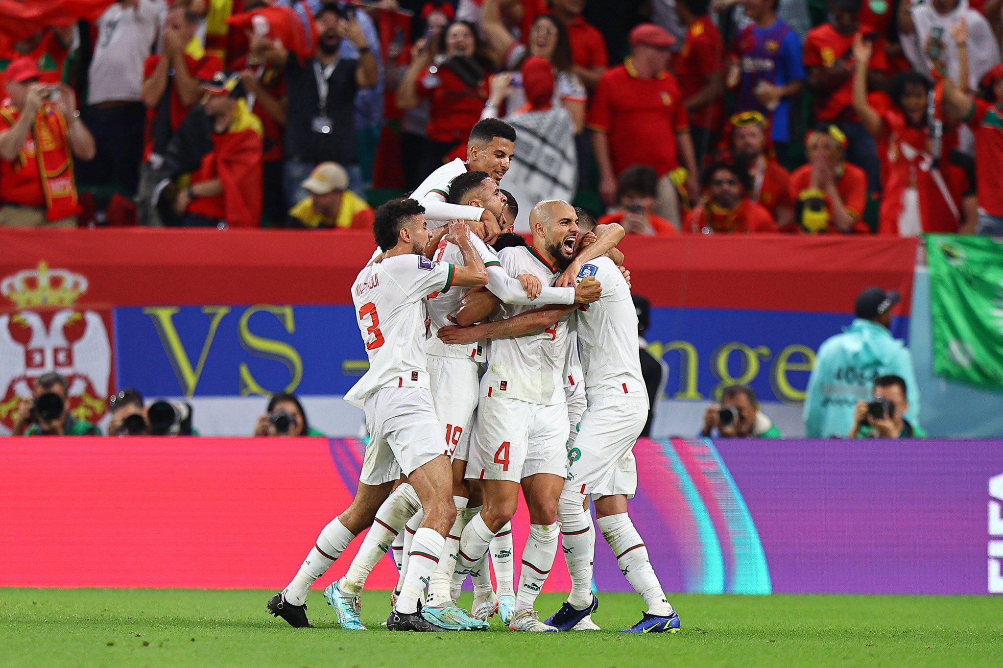 المغرب تتفوق على العرب في كأس العالم وتحقق الفوز على بلجيكا