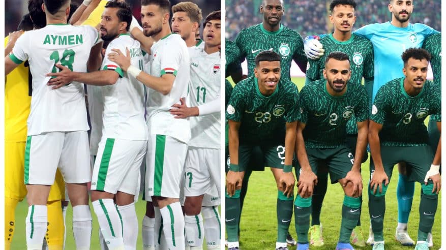 القنوات الناقلة مباراة السعودية والعراق اليوم وموعد المباراة