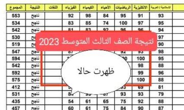 رابط نتائج الثالث متوسط العراق 2023 من خلال موقع وزارة التربية والتعليم العراقية